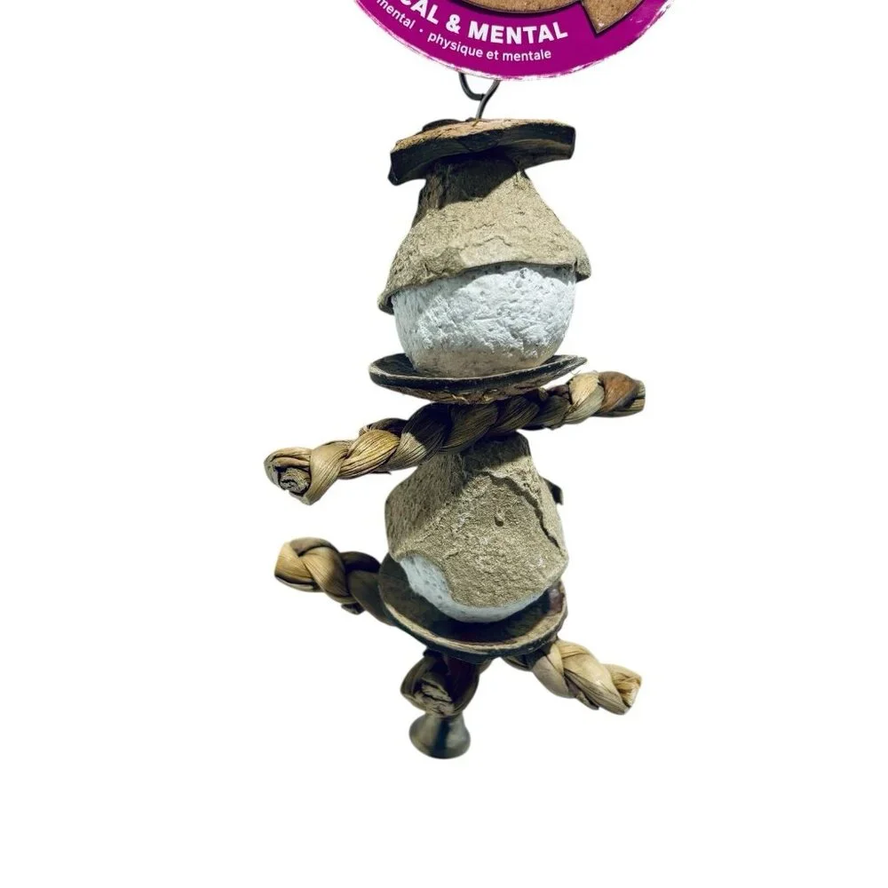Prevue Pet Naturals Clown Bird Toy Penn-Plax Bird Life Natural e-Cuttlebones NEW